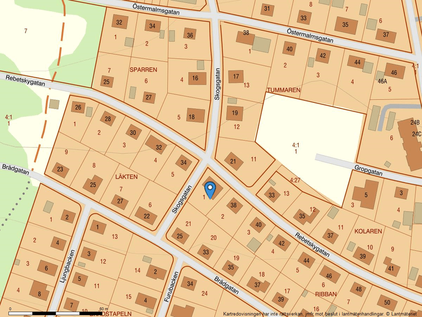 Villa, Rebetskygatan 36, Östermalm, Sundsvall