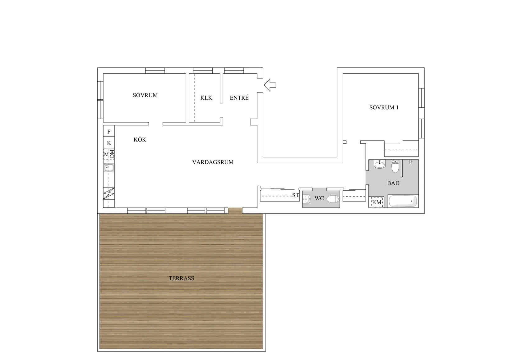 Bostadsrätt, Mariehällsvägen 30K, Bromma - Mariehäll, Stockholm