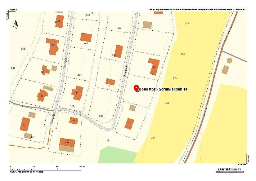 Tomt, Bondstorp Sörängsliden 14, Bondstorp, Vaggeryd