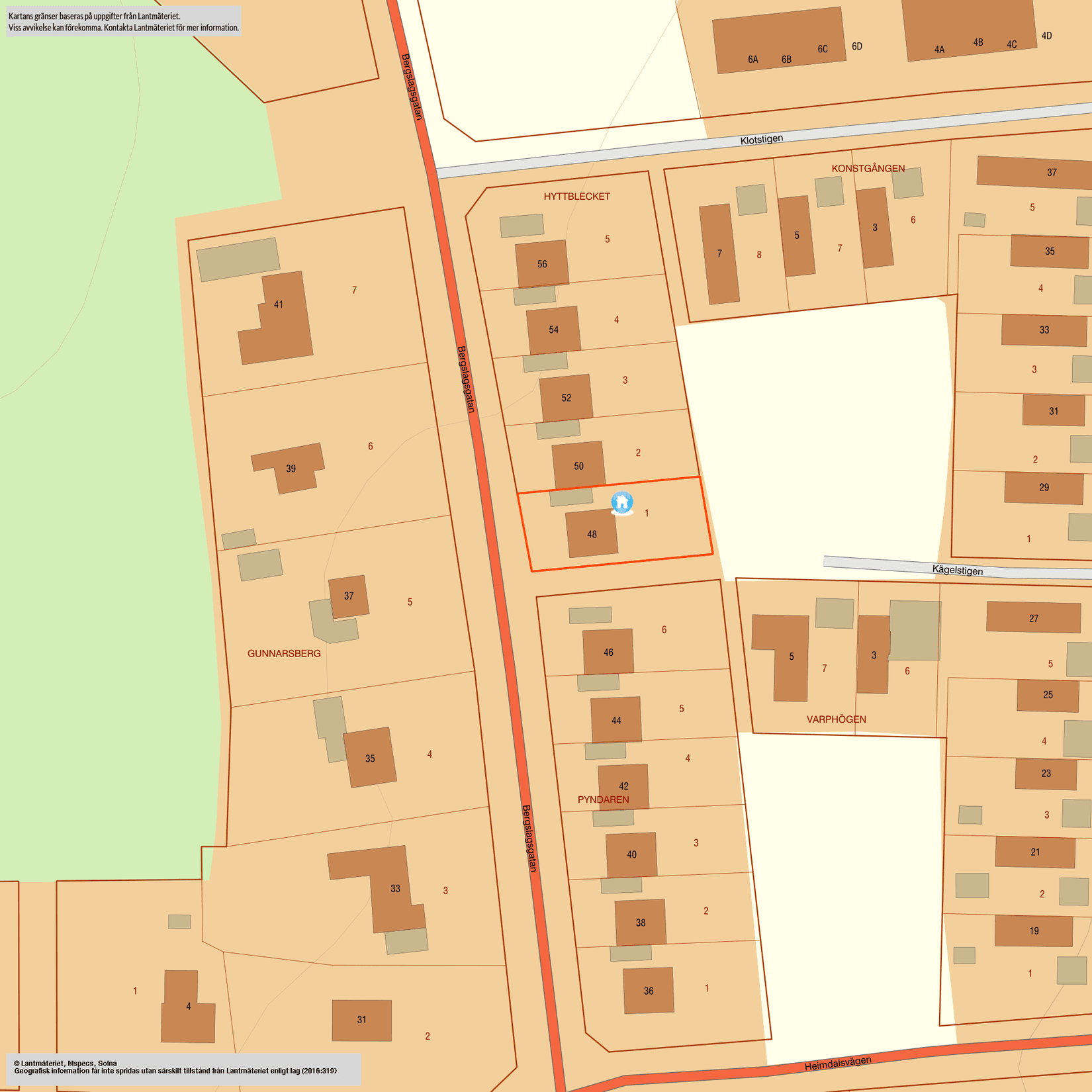 Radhus, Bergslagsgatan 48, Dalsta, Nora