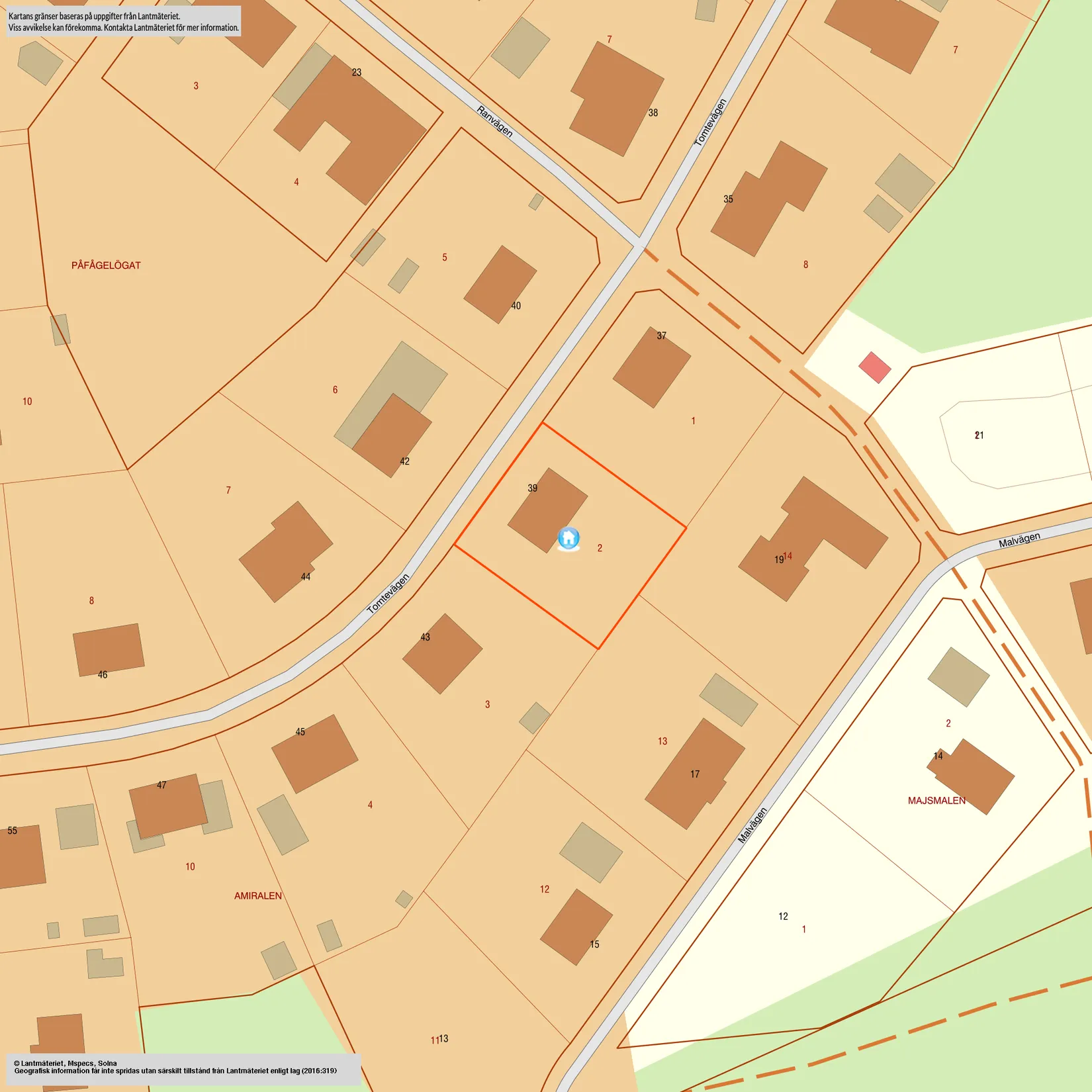 Villa, Tomtevägen 39, Mariedal, Vänersborg