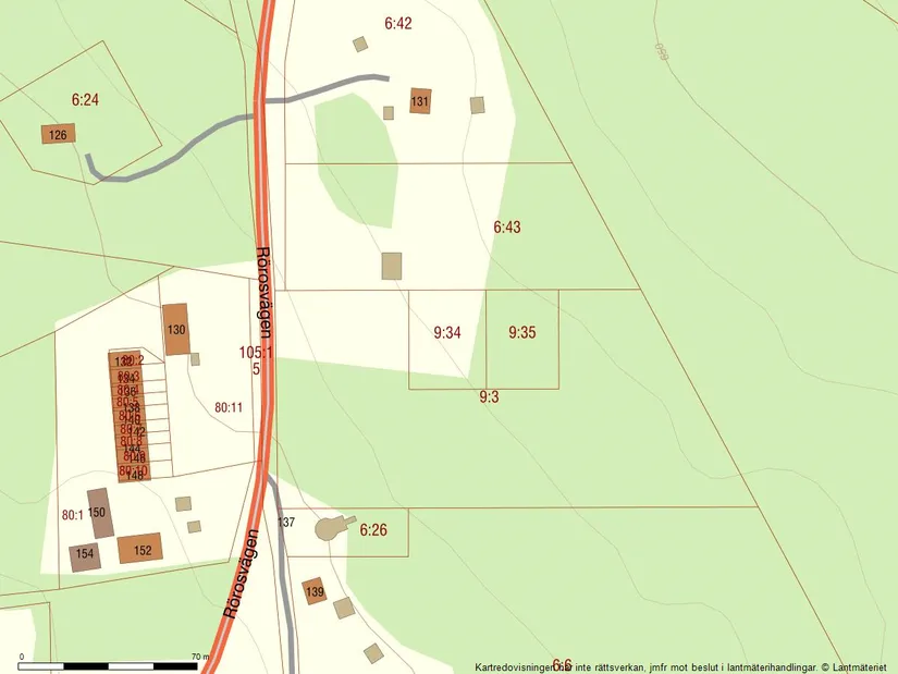 Tomt, Rörosvägen 135A, Funäsdalen by, Härjedalen