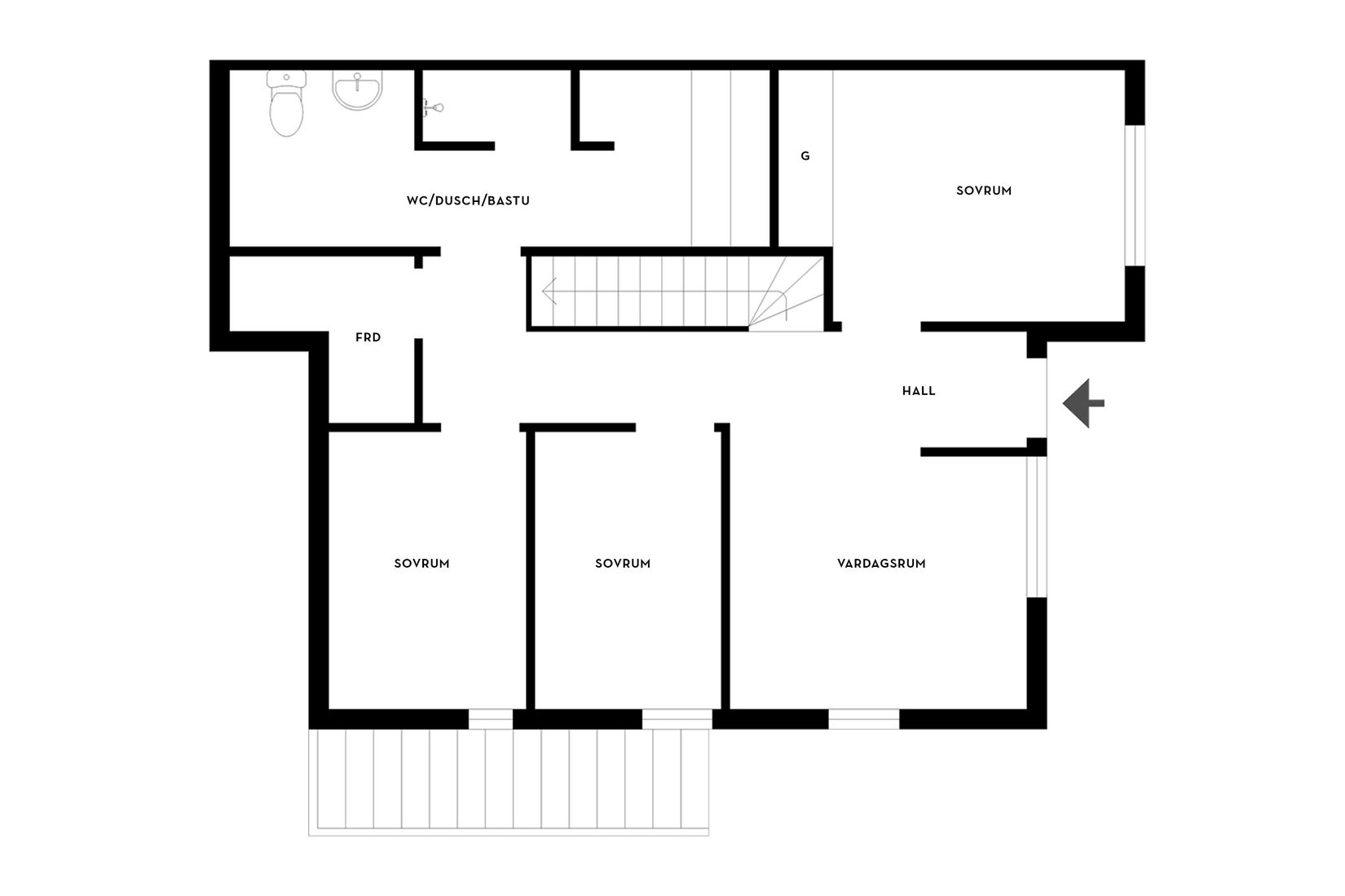 Radhus, Svampstigen 6A, Svampstigen, Utsikten, Storhogna, Berg