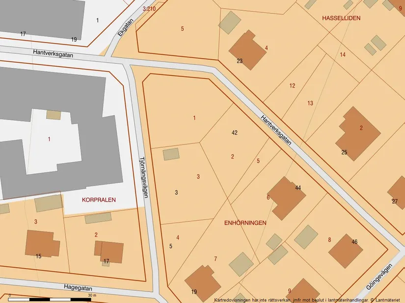 Tomt, Hantverksgatan 42, Bjärnum, Hässleholm