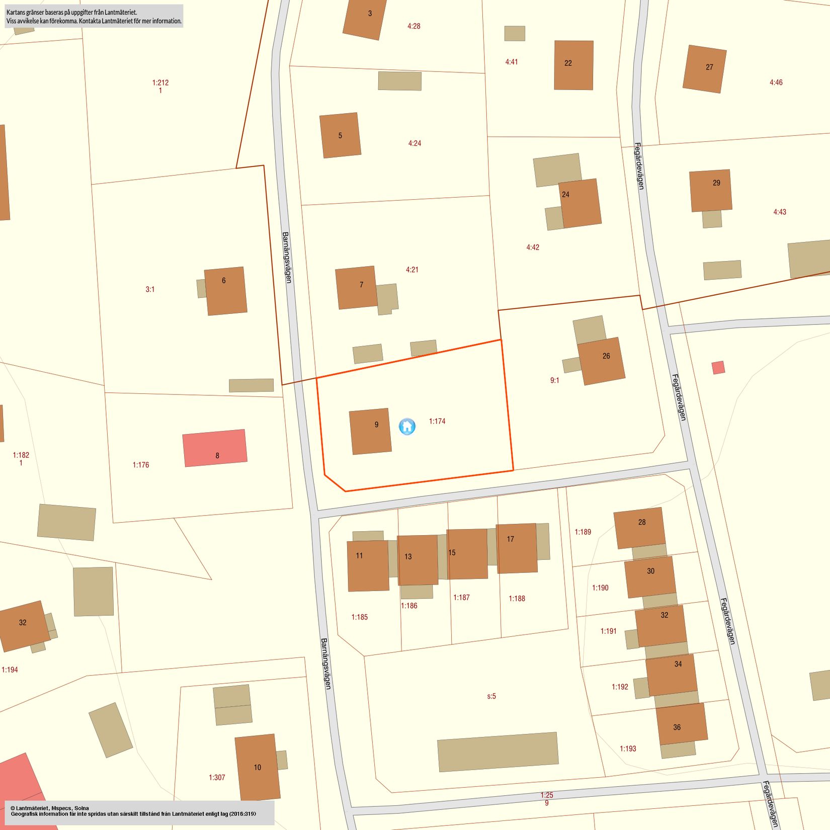 Villa, Barnängsvägen 9, Hudiksvall