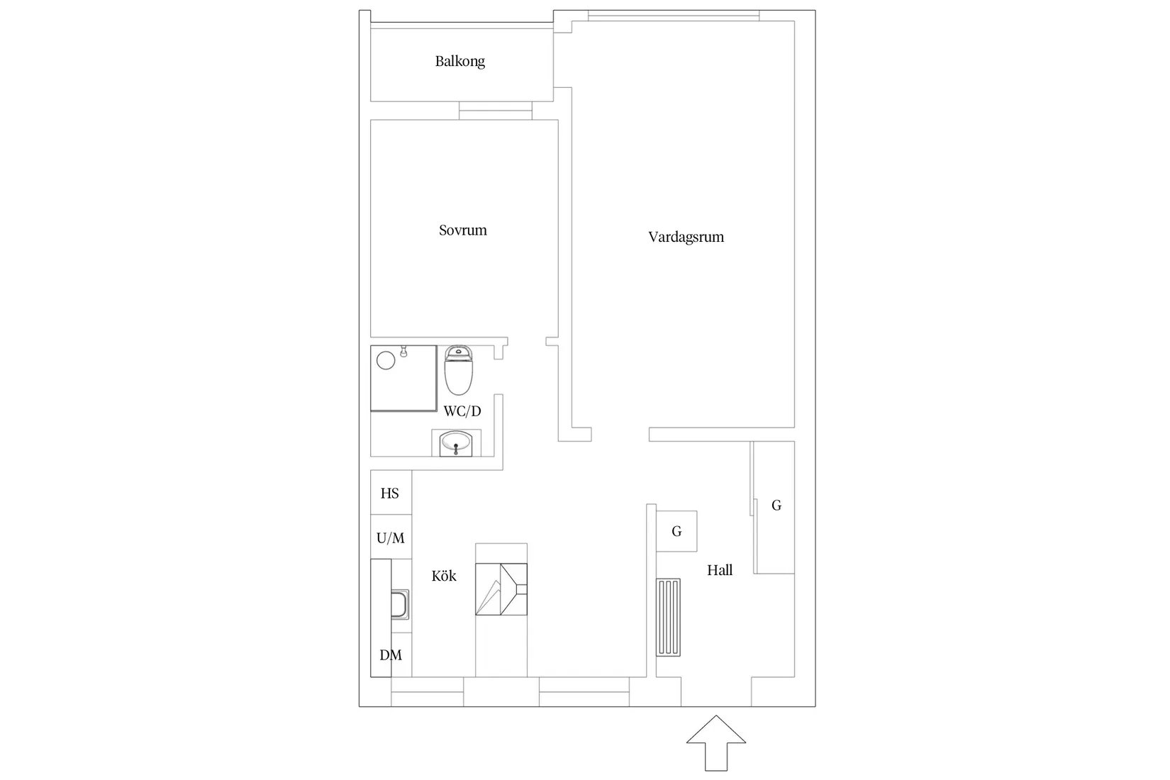 Bostadsrätt, Dag Hammarskjölds väg 8A, Tuna, Lund