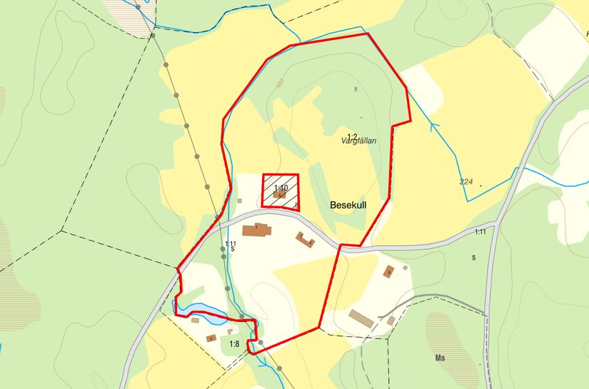 Gård/Skog, Besekull 1, Sandsjöfors, Nässjö