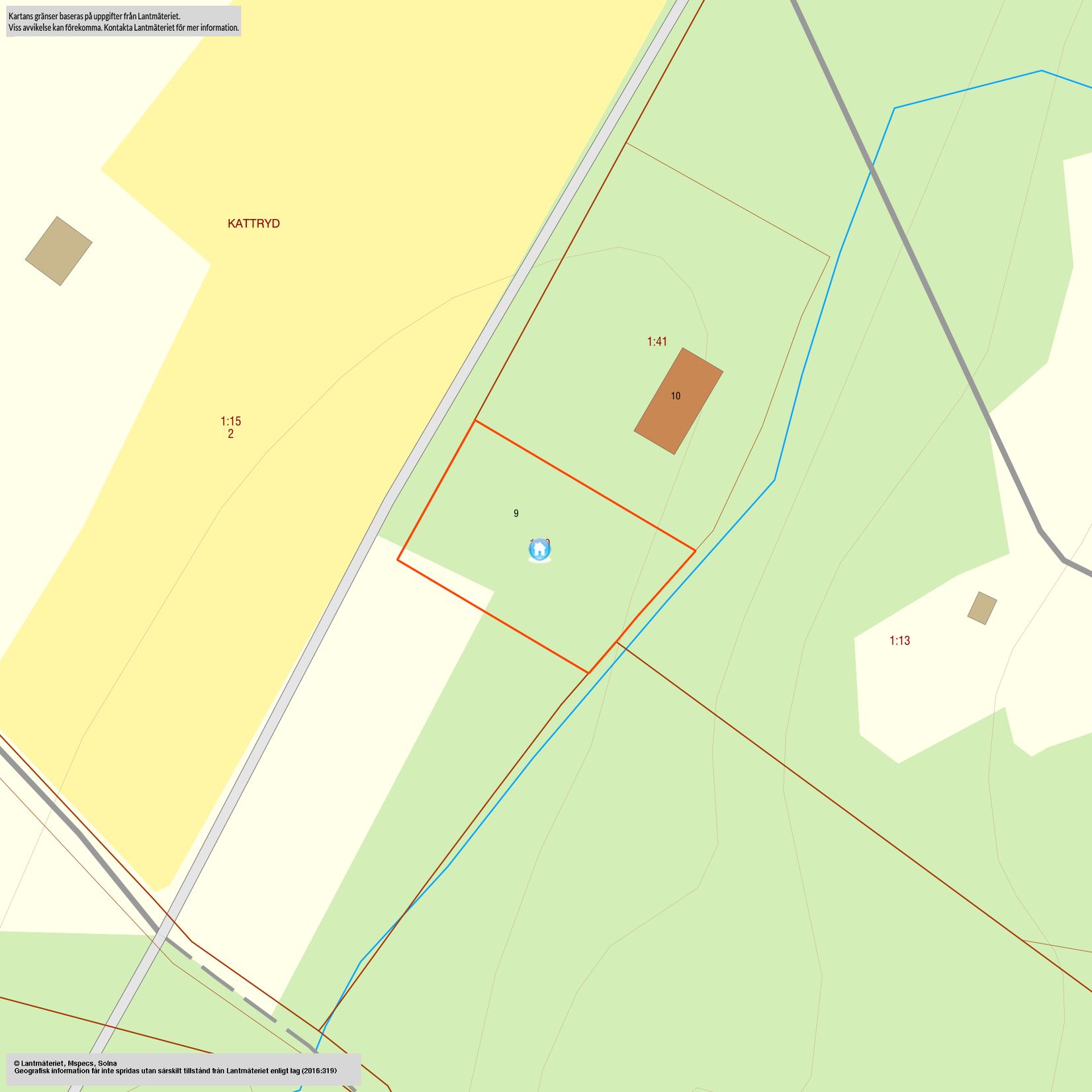 Tomt, Slättaryd 9, Sandhult, Borås