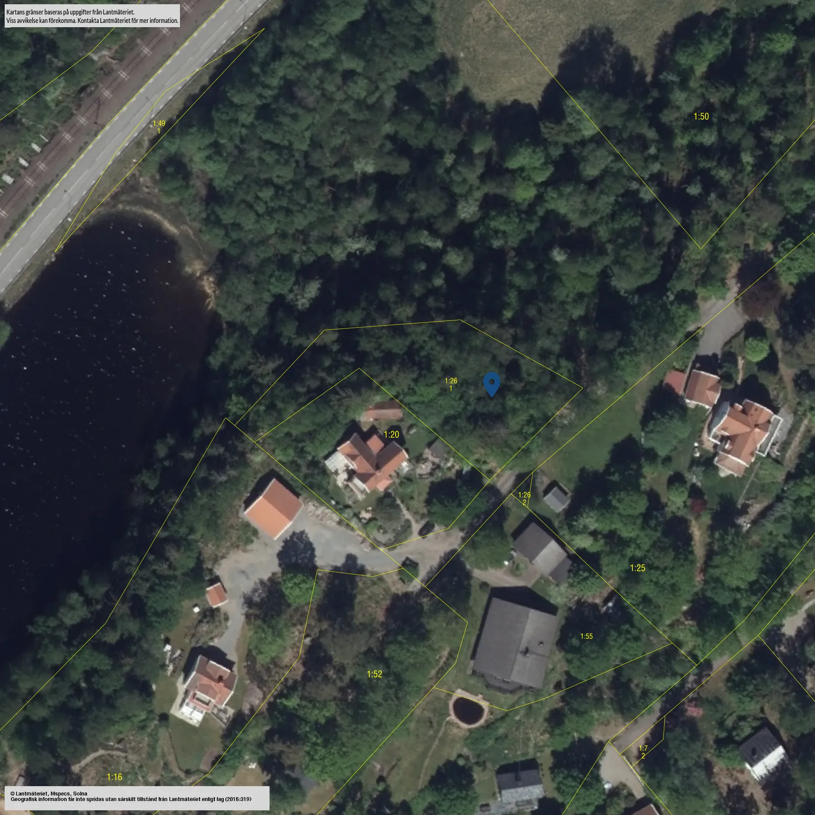 Tomt, Vikhöjdsvägen, Sandared, Borås