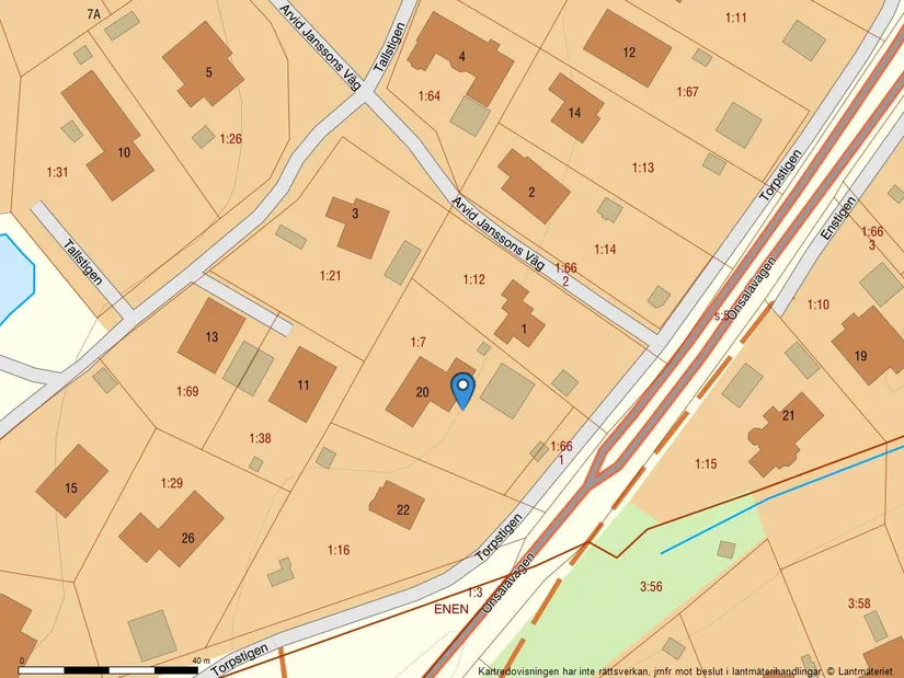 Villa, Torpstigen 20, Forsbäck, Kungsbacka