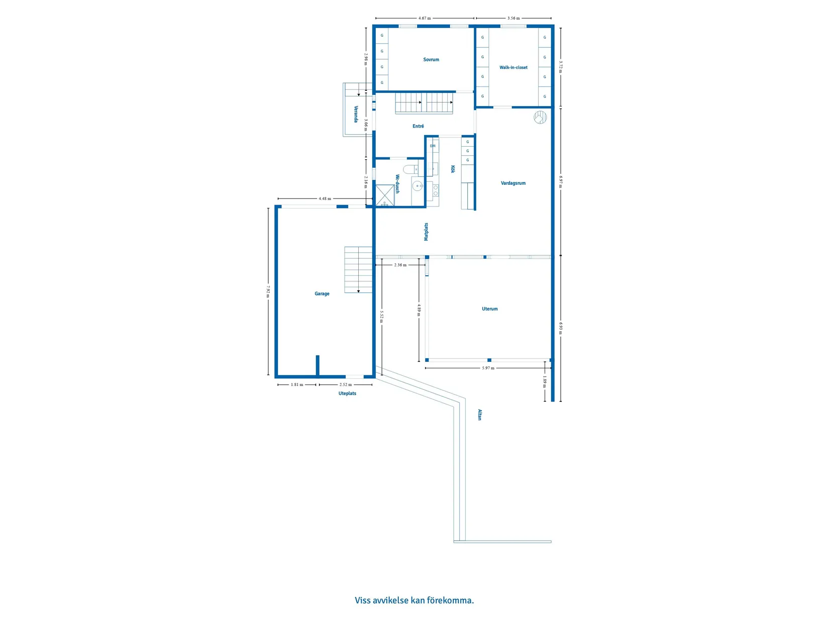 Villa, Radhus, Orkangatan 12, Marieberg, Motala