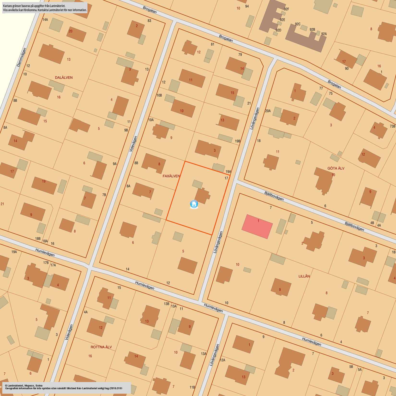 Villa, Lövängsvägen 17, Gamla Hjärsta, Örebro