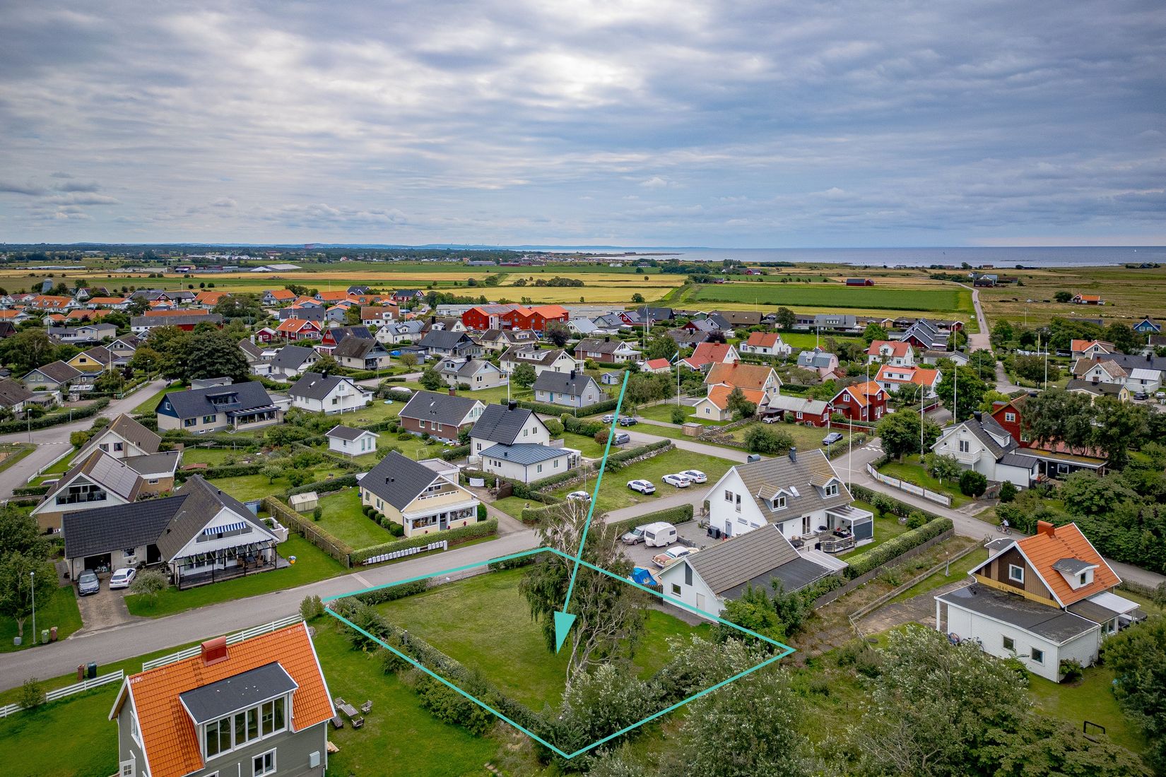 Tomt, Bengt Augusta väg 7B, Glommen, Falkenberg