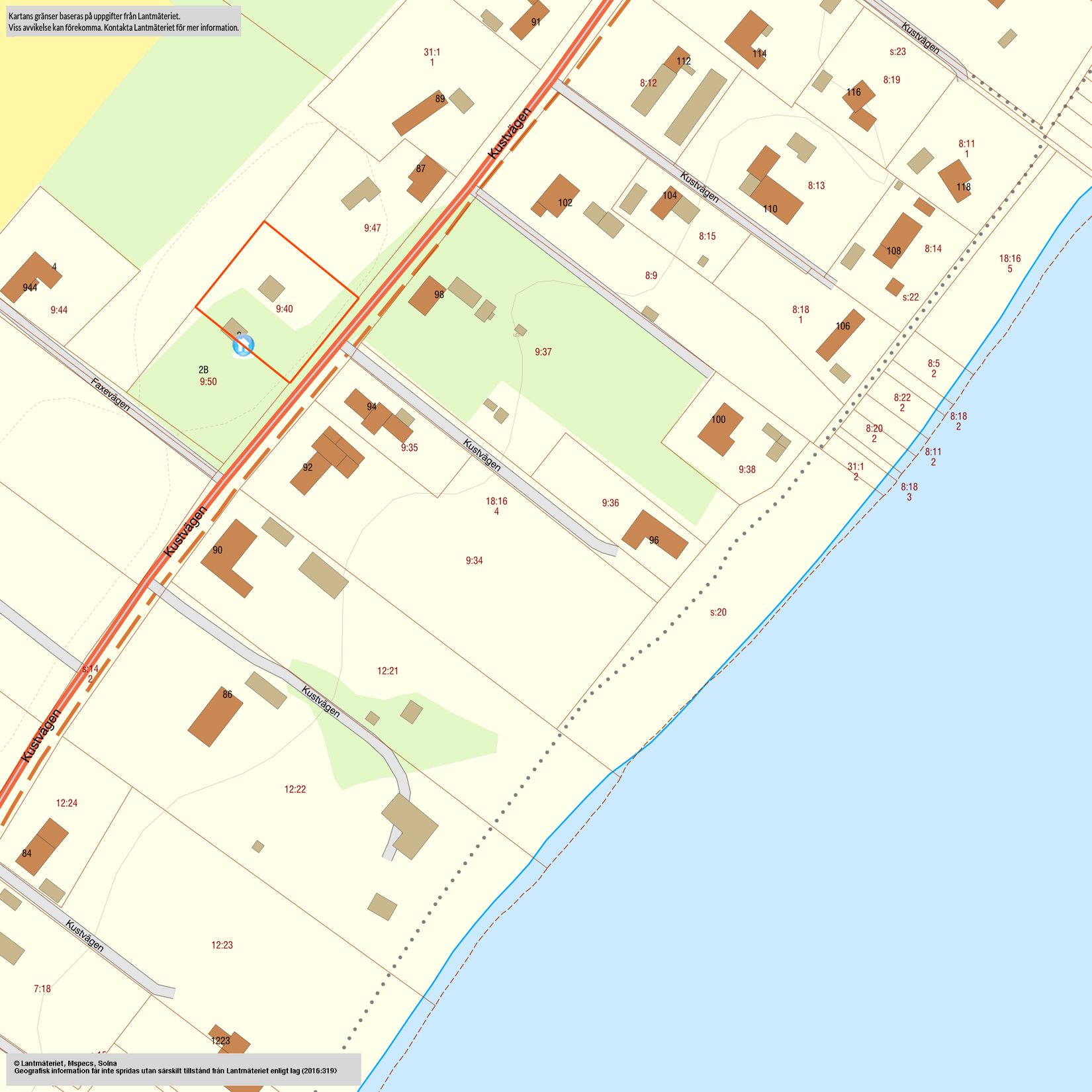 Tomt, Faxevägen 2, Abbekås, Skurup