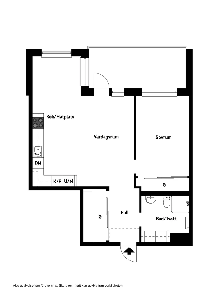Bostadsrätt, Bogsprötsgatan 26, Inre hamn, Karlstad