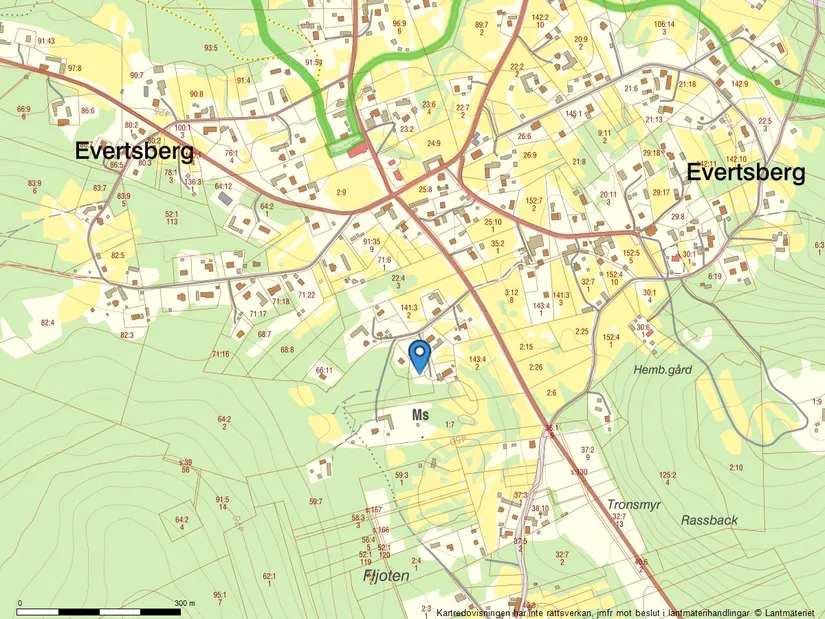Tomt, Gundbyvägen, Evertsberg, Älvdalen