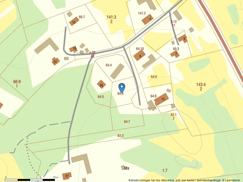 Tomt, Gundbyvägen, Evertsberg, Älvdalen