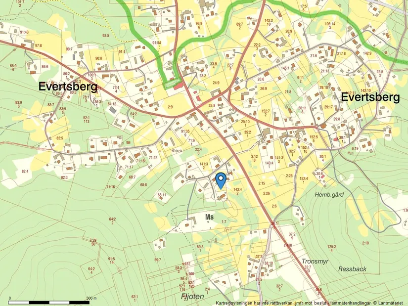 Tomt, Gundbyvägen, Evertsberg, Älvdalen