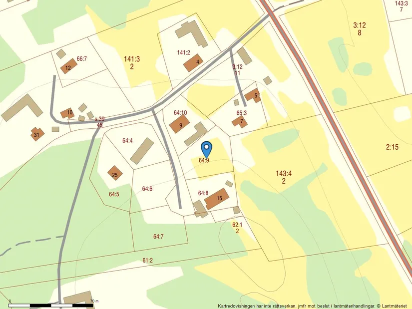Tomt, Gundbyvägen, Evertsberg, Älvdalen