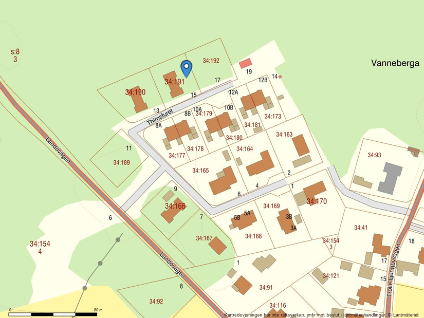 Tomt, Thimsfuret 15, Vanneberga, Kristianstad