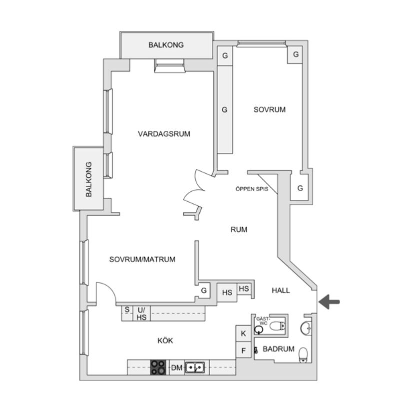 Bostadsrätt, Igeldammsgatan 16, 4 tr, Kungsholmen Fridhemsplan, Stockholm