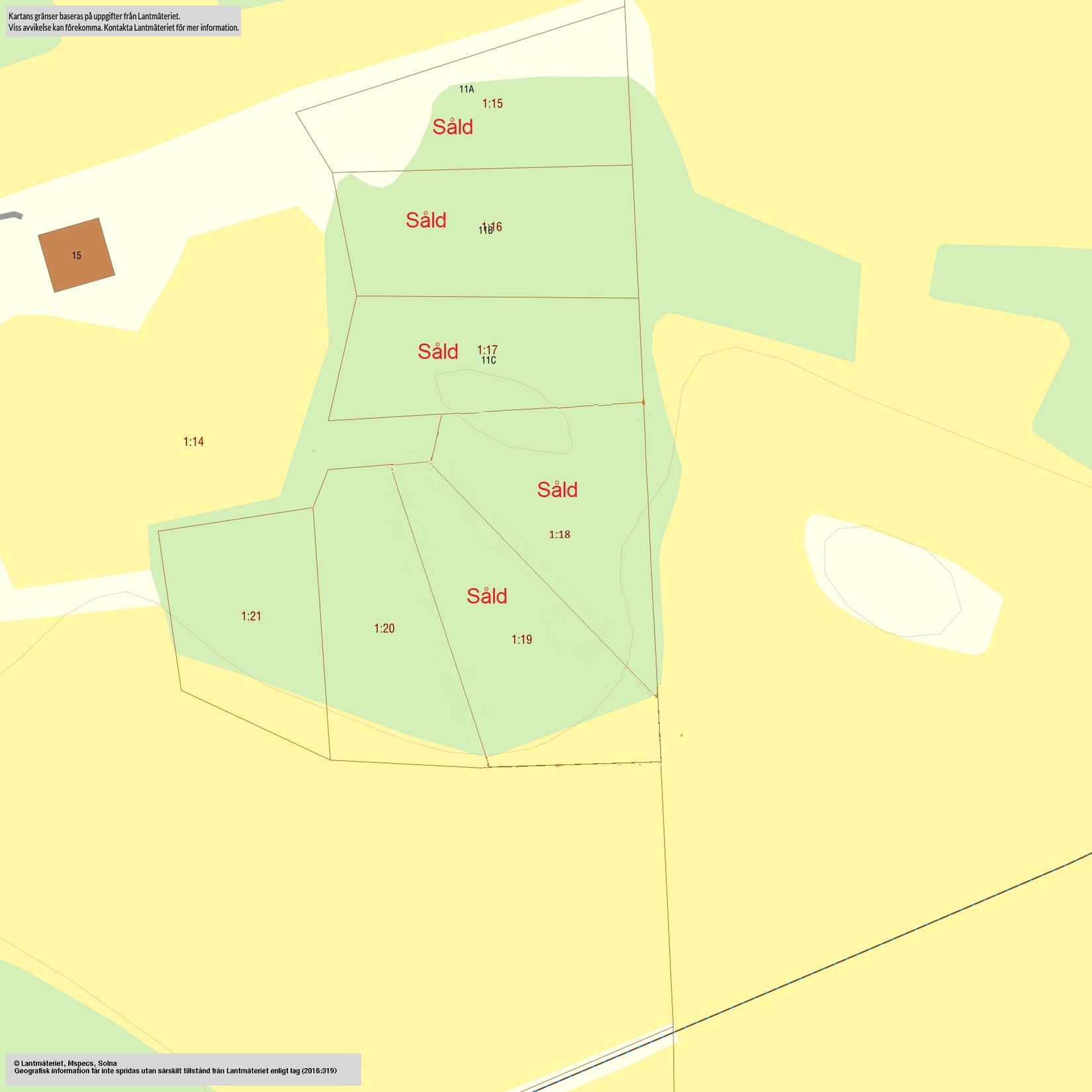 Tomt, Allemoravägen 11 F - G, Riala - Allemora, Norrtälje
