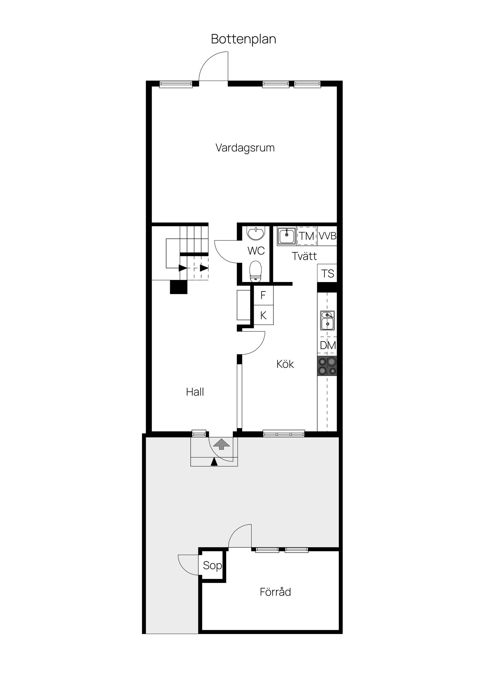 Radhus, Ryavägen 50, Töjnan, Sollentuna