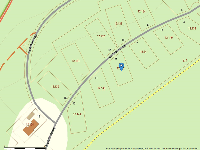 Tomt, Iris och Gurlis väg 9, Brösarp, Tomelilla