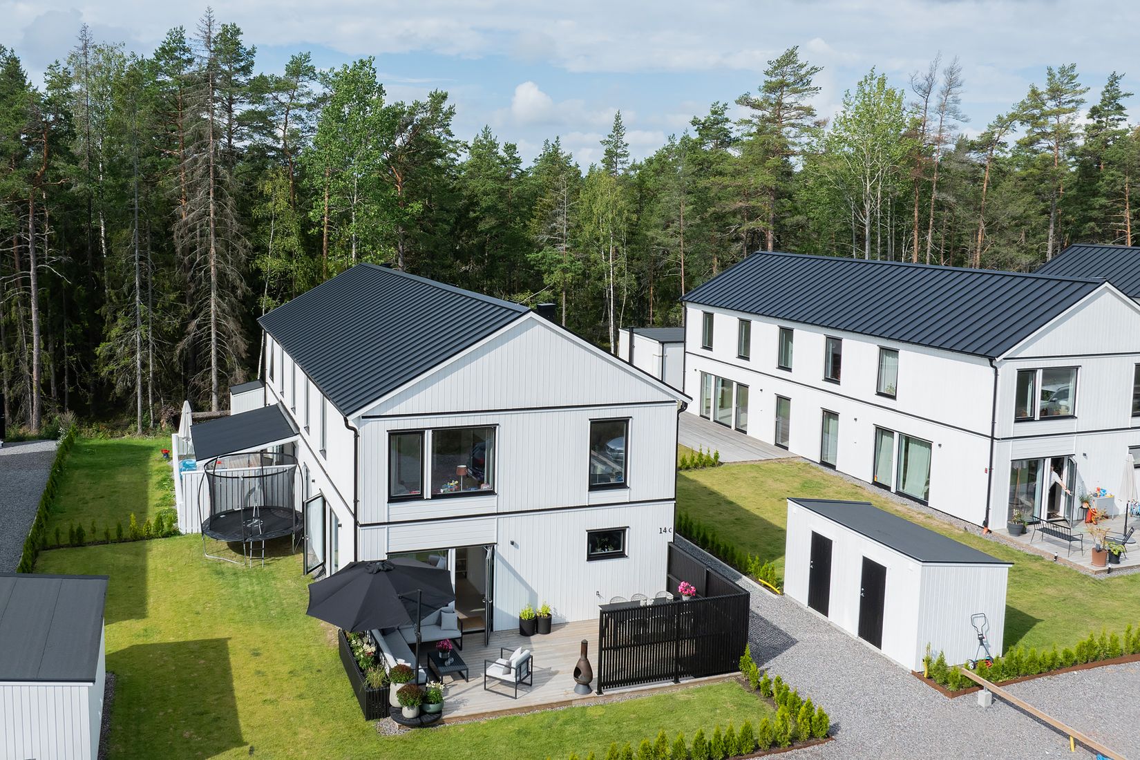 Radhus, Österängsvägen 14C, Gladö Kvarn, Huddinge