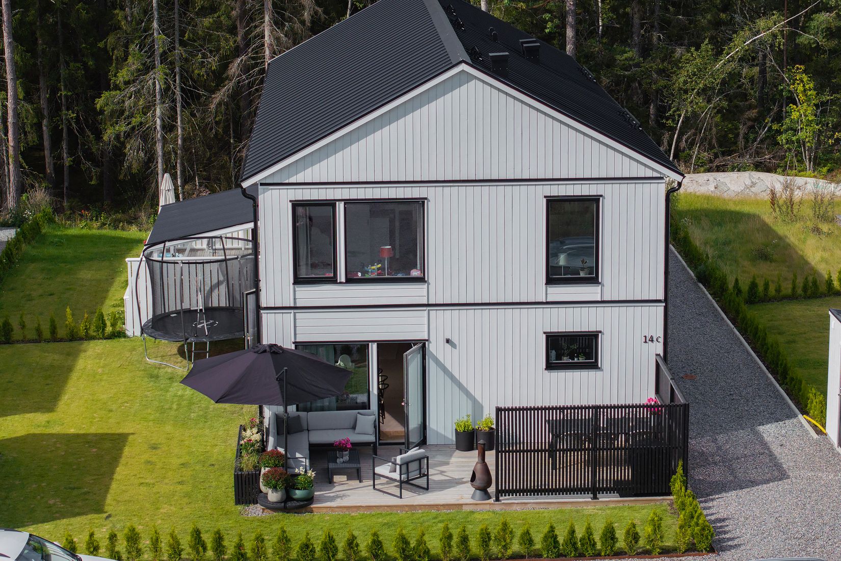 Radhus, Österängsvägen 14C, Gladö Kvarn, Huddinge