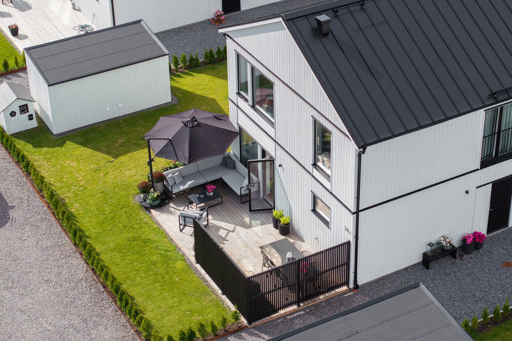 Radhus, Österängsvägen 14C, Gladö Kvarn, Huddinge