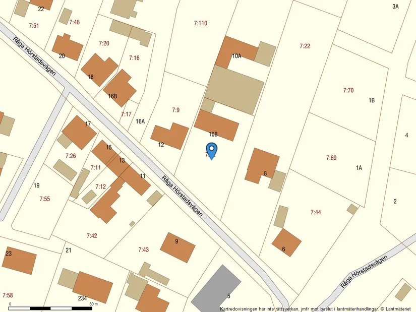 Villa, Råga Hörstadsvägen 10B, Asmundtorp, Landskrona