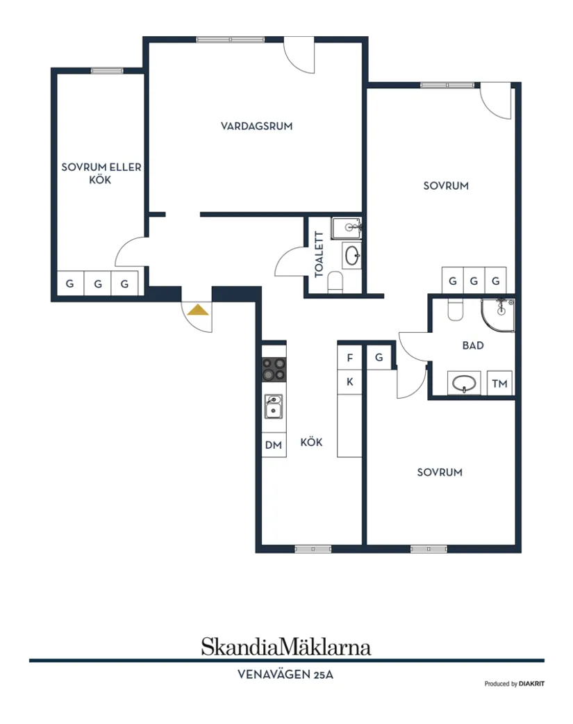 Bostadsrätt, Venavägen 25A, Centralt norr, Örebro