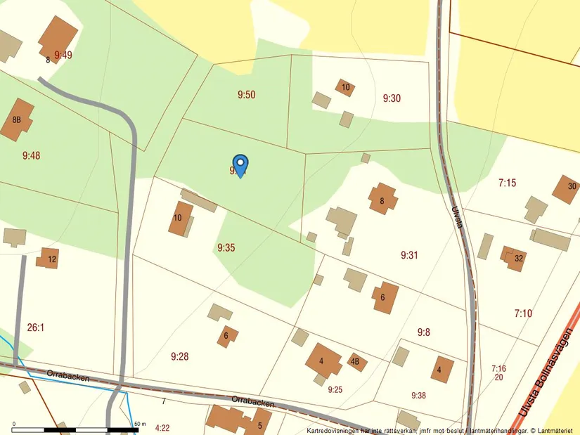 Tomt, Orrabacken 10A, Järvsö, Ulvsta, Ljusdal