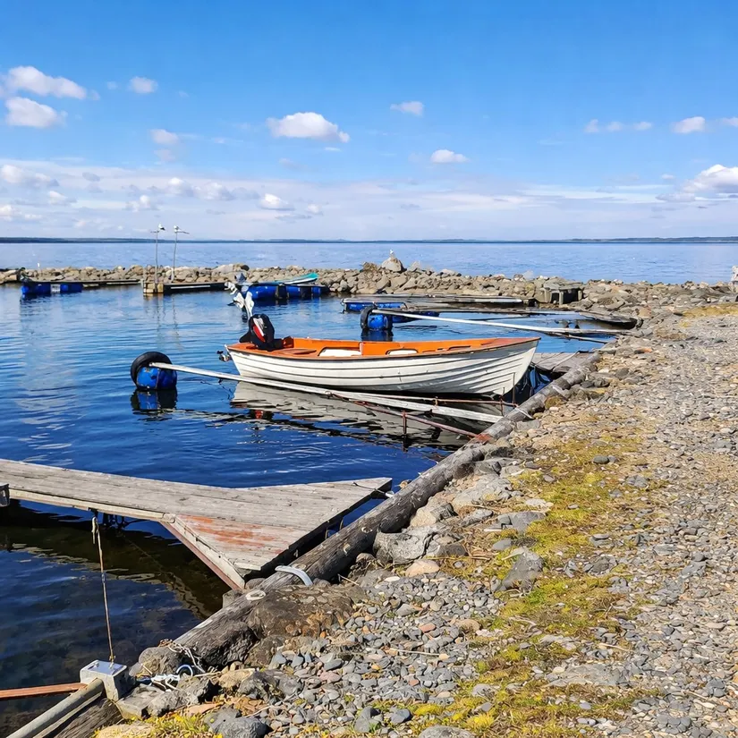 Tomt, Strand och sjöutsikt vid sjön Unden, Sannnerud, Laxå