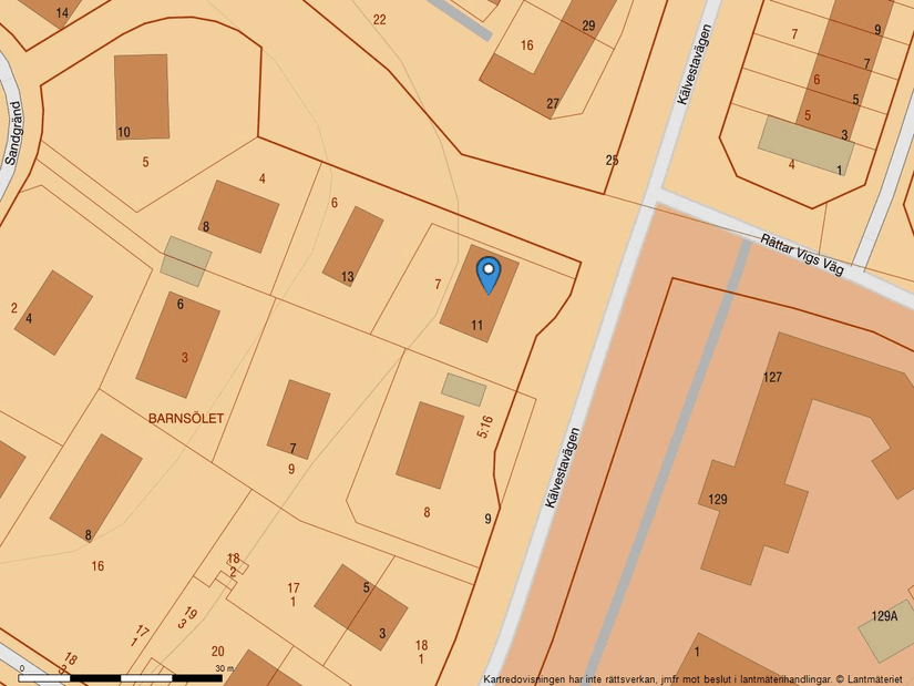 Villa, Kälvestavägen 11, Nälsta, Stockholm