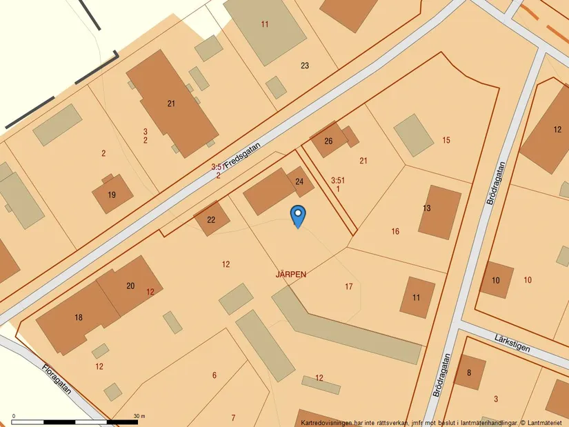 Villa, Fredsgatan 24, Centrum, Kalix