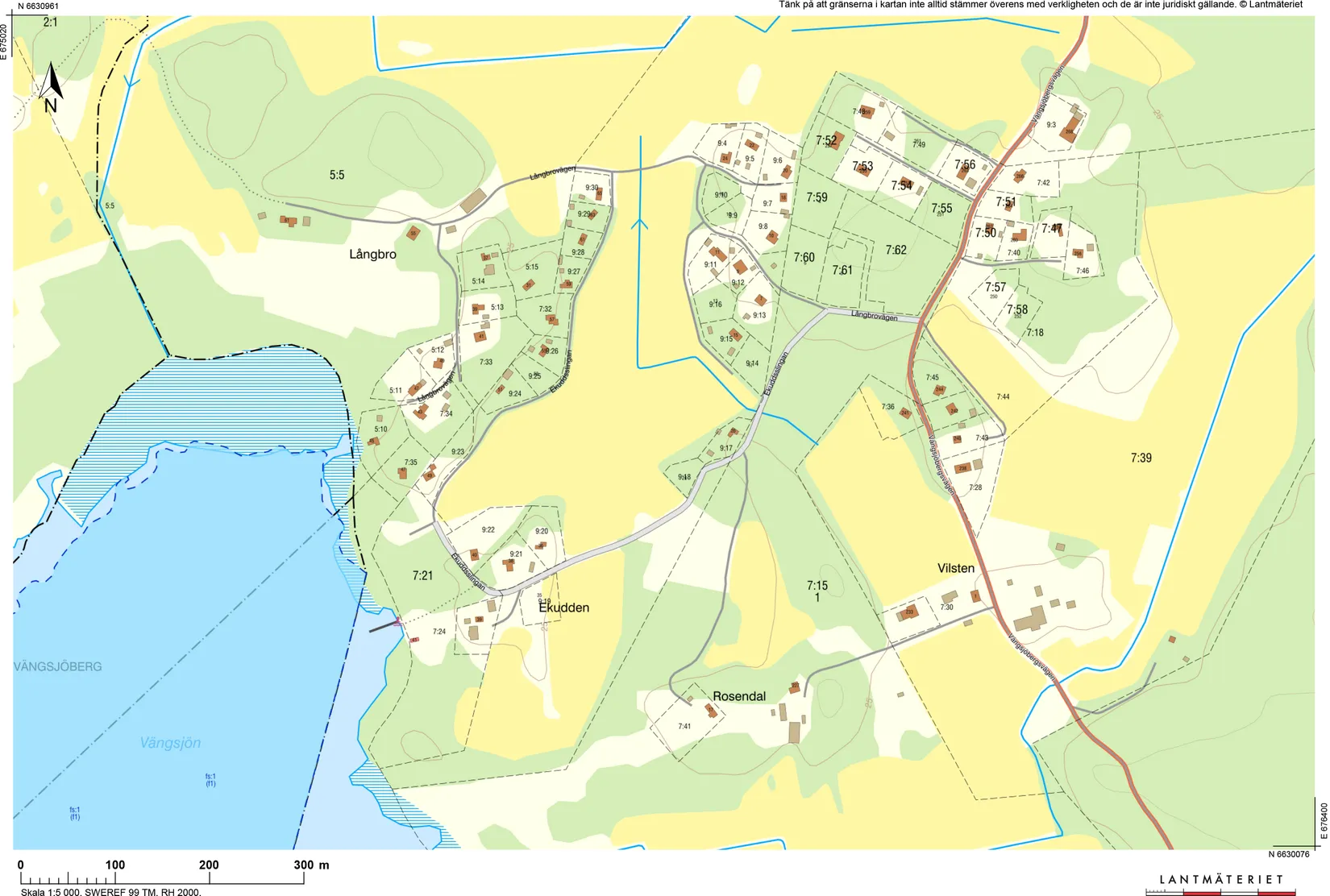 Tomt, Långbrovägen 6 & 8, Gottröra - Vängsjön, Norrtälje