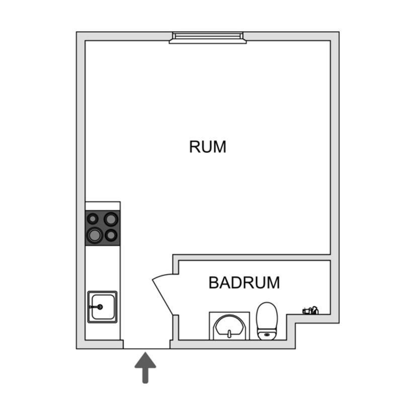 Bostadsrätt, Läraregatan 2B, Haga, Sundsvall