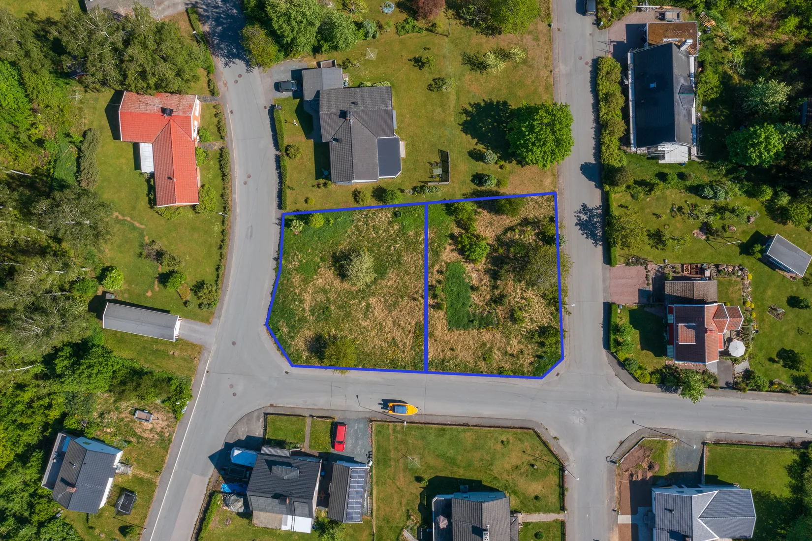 Tomt, Målqvist väg 10 & 12, Aneby