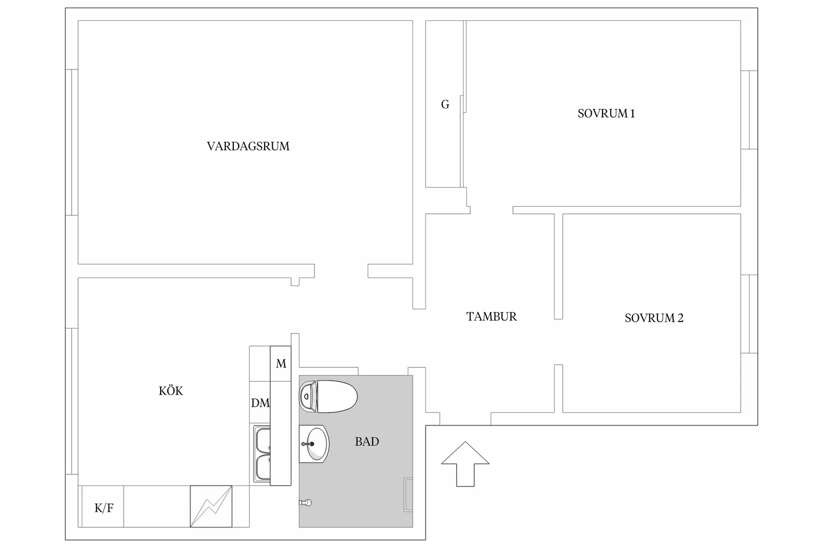 Bostadsrätt, Lambergsgatan 1B, Övre Eriksberg, Göteborg