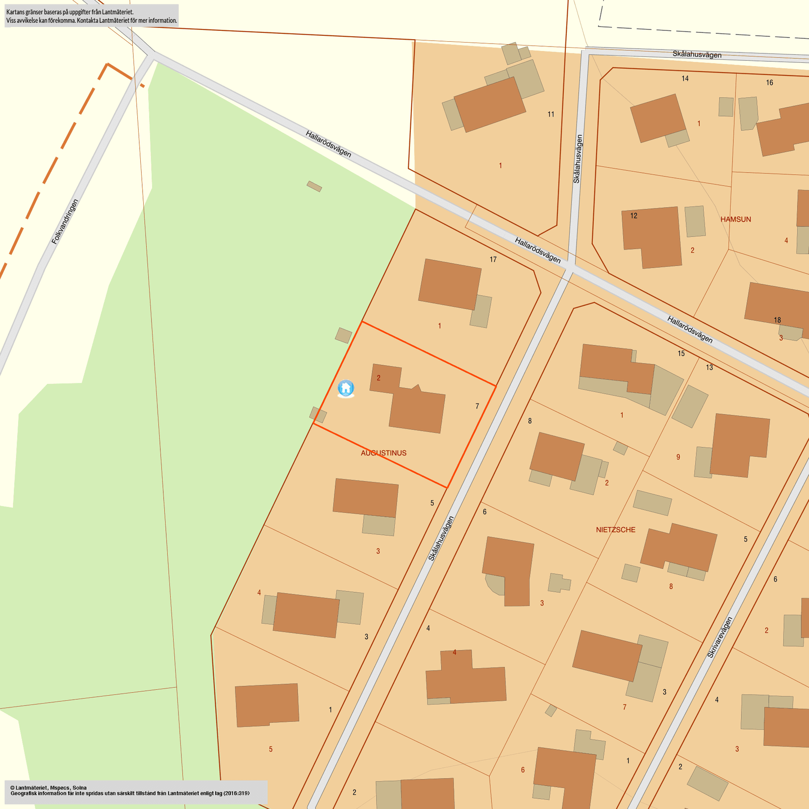 Villa, Skålahusvägen 7, Vä, Kristianstad