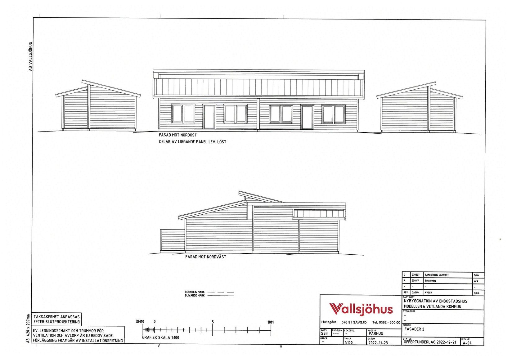 Radhus, Björkängsvägen 3B, Brunnsgård, Vetlanda