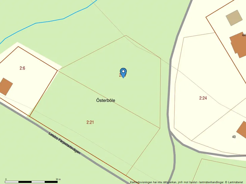 Tomt, Letsbo Färjestadsvägen 58, Letsbo, Tallåsen, Ljusdal