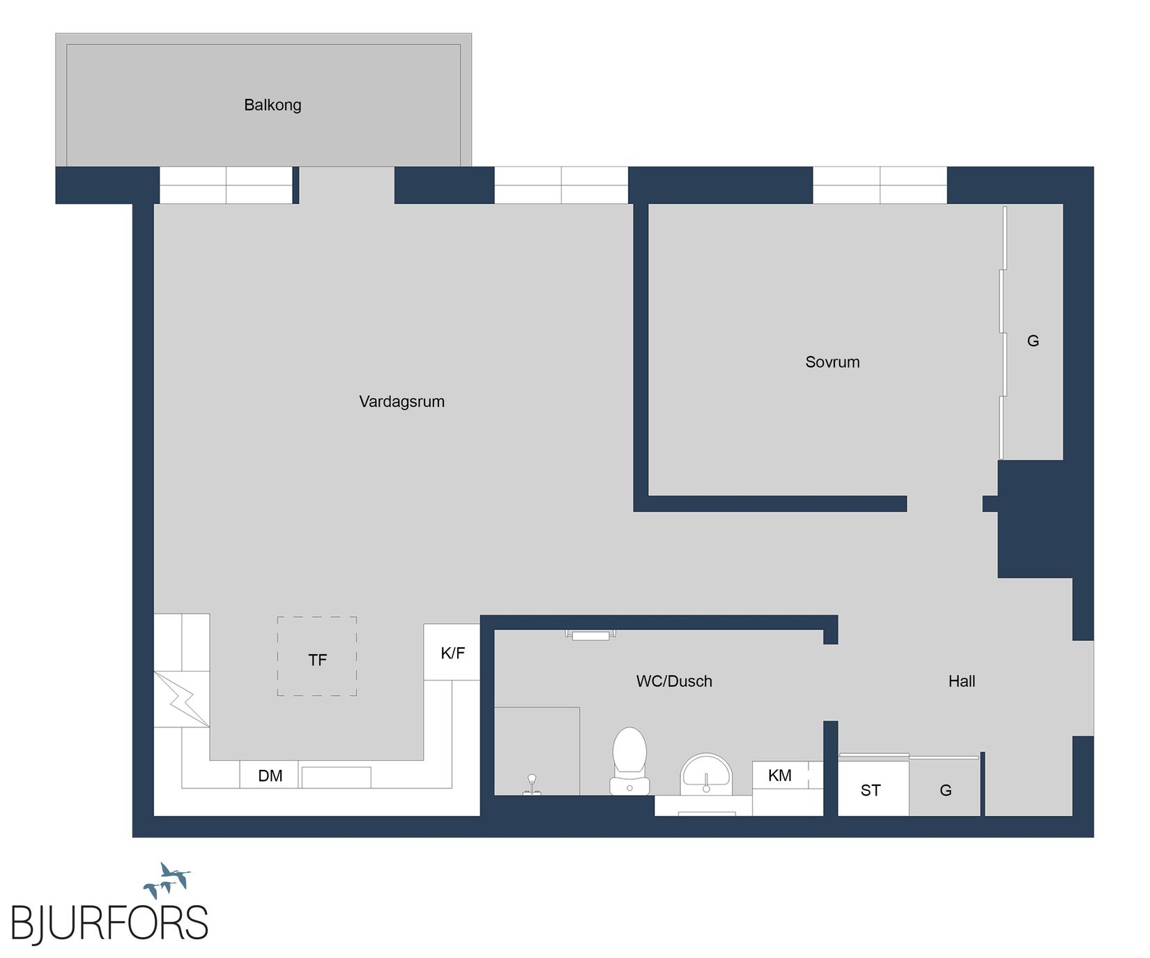 Bostadsrätt, Fredriksskanstorget 6, Fredriksskans, Kalmar