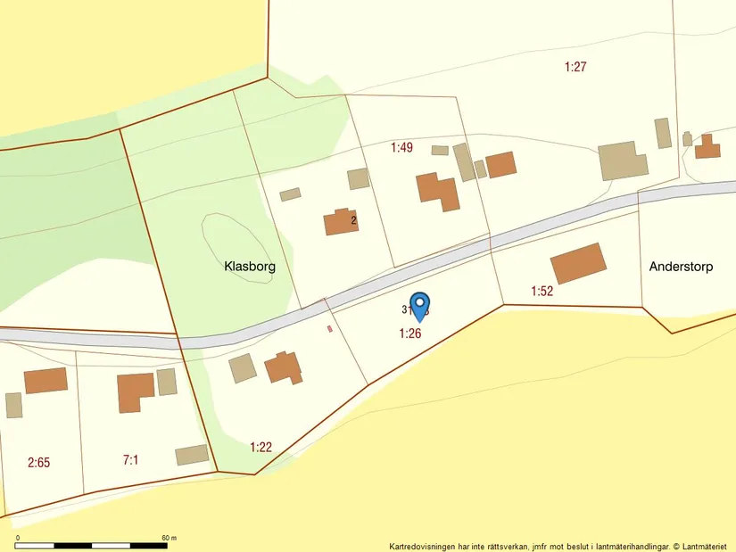 Tomt, Lämåsabacken Klasborg 3, Igelstorp, Skövde