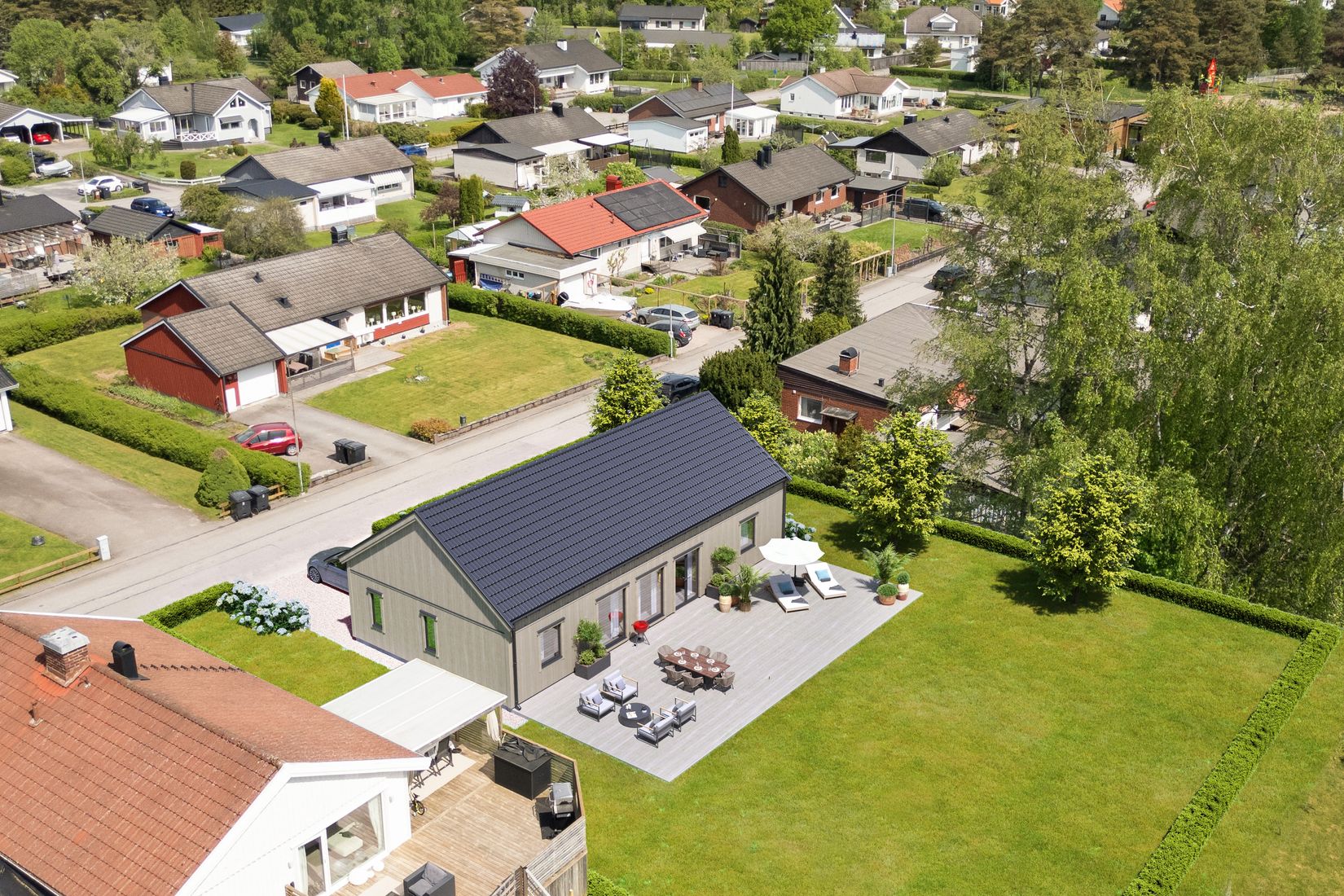 Tomt, Ekvägen 4, Fristad, Borås