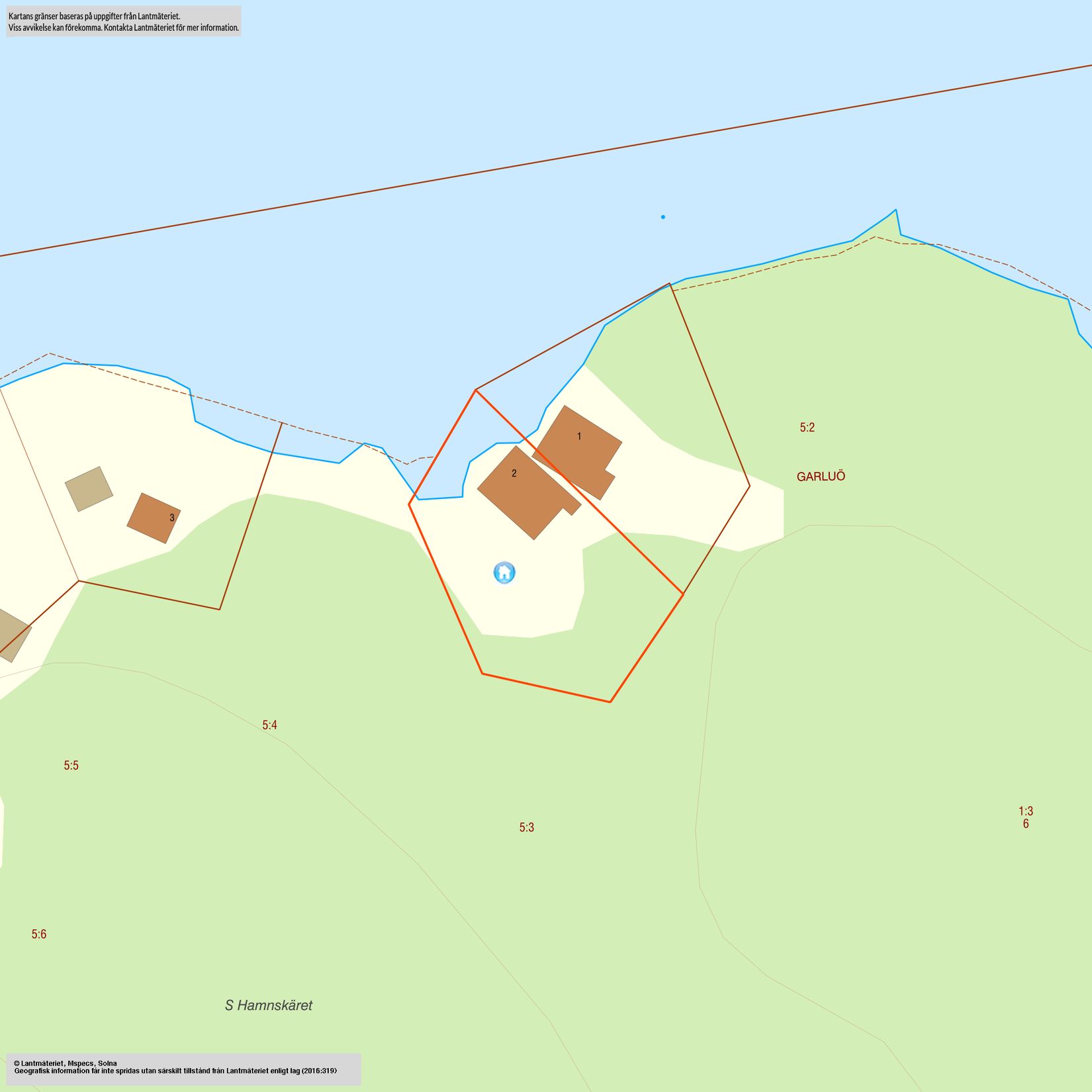 Fritidshus, Södra Hamnskäret 2, Bergön, Hudiksvall