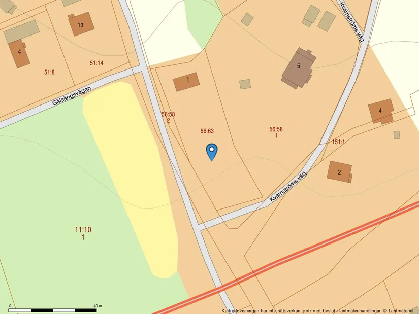 Fritidshus, Kvarnströms väg 1, Vikarbyn, Rättvik