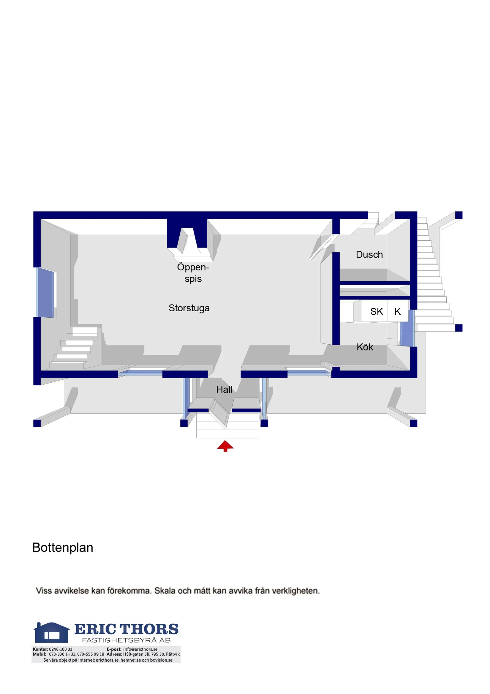 Fritidshus, Kvarnströms väg 1, Vikarbyn, Rättvik